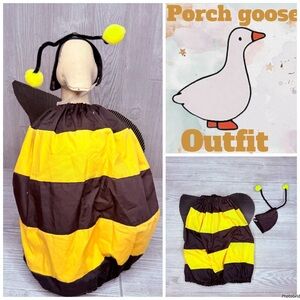 Vintage hand made porch goose outfit / clothes bumble bee costume outfit wings